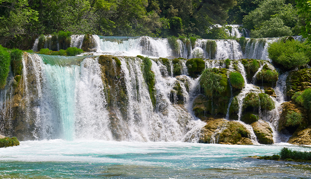 Croatie chutes d'eau